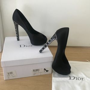 Christian Dior Cannage-Heel Pump Size 39.5